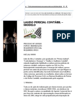 Modelo Laudo Pericial Contábil Pg 01 - Curso de Perito - IPED