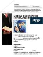 Modelo Petição de Laudo Pericial Pg 01 - Curso de Perito - IPED