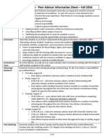 Final. FA16 Peer Advisor Info Sheet