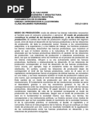 Modos de Produccion 