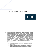 Contoh Soal Penyehatan Lingkungan (Septic Tank)