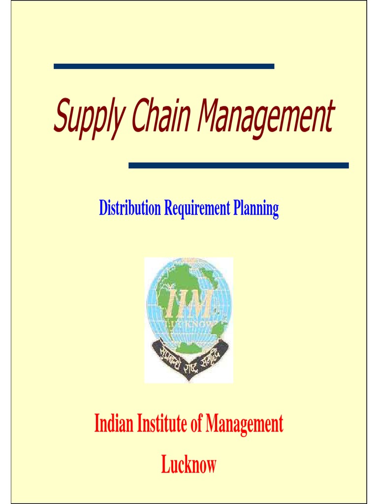 Distribution Requirement Planning Overview | PDF | Enterprise Resource ...