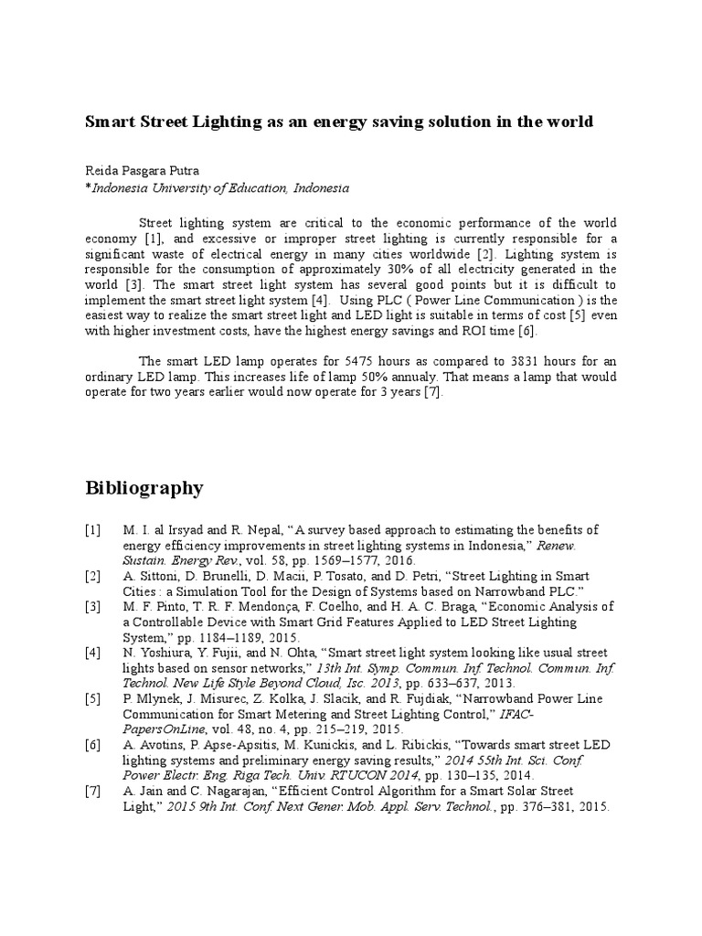 Indonesia's Smart Street Lighting Solutions | PDF | Art