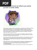 5 Feridas Emocionais Da Infância Que Podem Persistir Na Idade Adulta