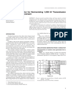 Low Noise Conductor FPR Harmonizing 1000 KV Transmission Lines With The Environment