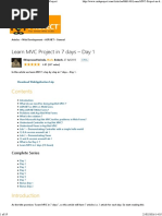 Download Learn MVC Project in 7 Days  Day 1 - CodeProject by gfgomes SN300499709 doc pdf