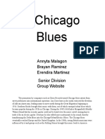 Chicago Blues: Annyta Malagon Brayan Ramirez Erendira Martinez Senior Division Group Website