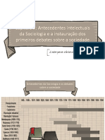 Apresentação 1.02 Antecedentes Intelectuais Da Sociologia e A Instauração Dos Primeiros Debates Sobre A Sociedade