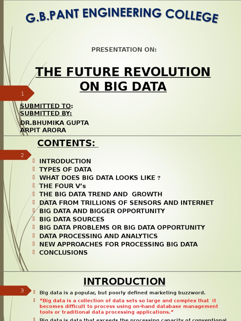Future Revolution On Big Data | PDF | Big Data | Apache Hadoop