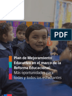 Plan de Mejoramiento Educativo 2016 en El Marco de La Reforma