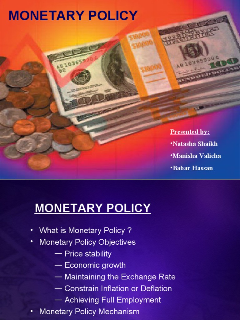 assignment on monetary policy of pakistan
