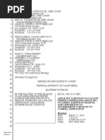 Motion to Vacate Brief and Supporting Declarations