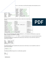 C Keywords - Cppreference