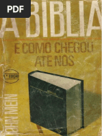 A Biblia e Como Chegou Até Nós - John Mein