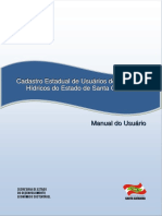 Manual Operacional Do Cadastro de Usuários de Águas de SC_1ª_Edição