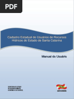 Manual Operacional Do Cadastro de Usuários de Águas de SC_1ª_Edição