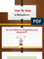 How to Use Roboform