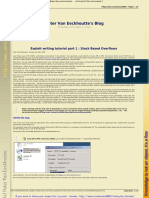 Exploit Writing Tutorial Part1 Stack Based Oveflows
