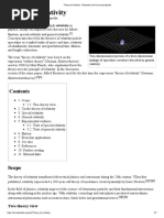 Theory of Relativity - Wikipedia, The Free Encyclopedia