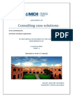 Consulting Case Solutions:: Assignment On