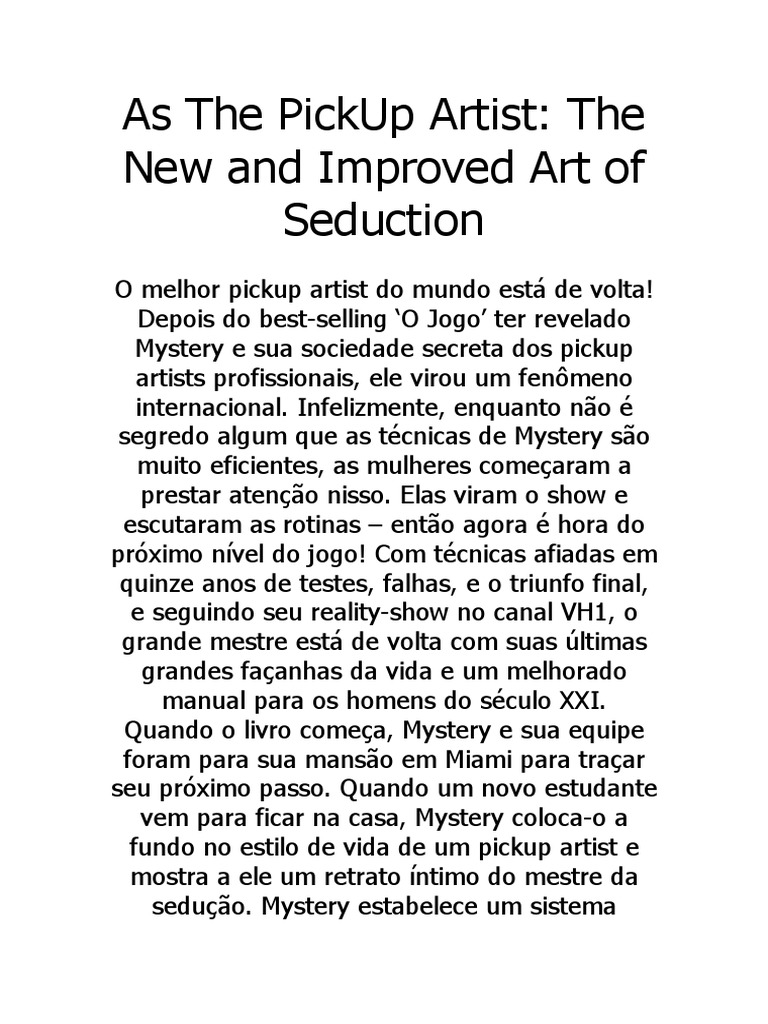 03The Pickup Artist The New and Improved Art of Seduction