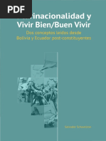 Plurinacionalidad y Vivir Bien Buen Vivir