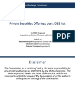  Private Securities Offerings Post Jobs Act Bauguess 022516