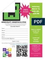 Free Event!: Minecraft: Minepocalypse