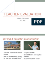 edl 637 teacher evaluation project