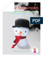 English Snowman Sayjai Free Pattern