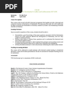 CH210 Course Outline