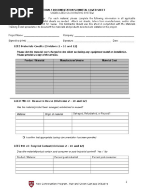 2009c2.0CI Doc Materials Submittal Cover Sheet