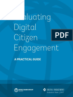 World Bank: Evaluating Digital Citizen Engagement