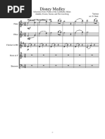 Disney Medley For Woodwind Quintet