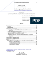 Planificación geográfica: objetivos, puntos de vista y temas clave