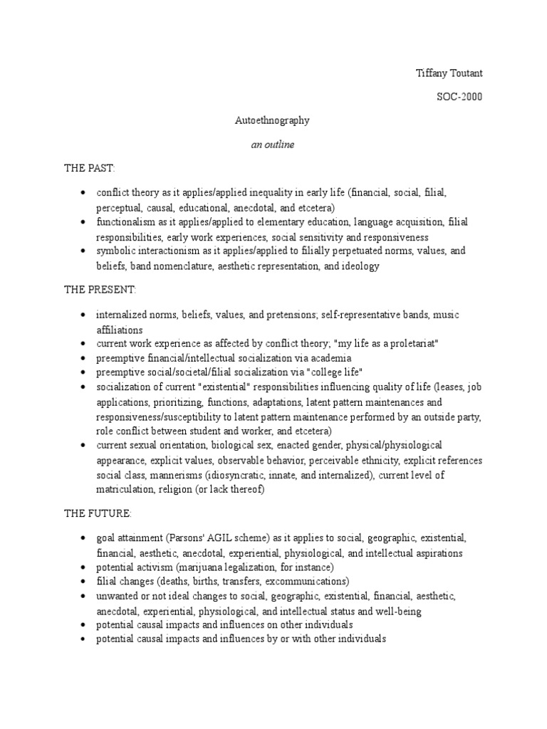 Autoethnography essay topics picture