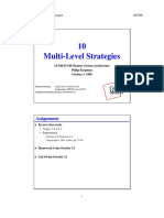 10 Multi-Level Strategies: Assignments