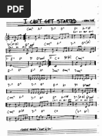 I Can't Get Started | PDF