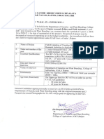 Notification IGAU JRF and Field Asst Posts