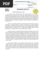 From Paragraph to Essay