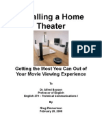 Home Theater Instructions