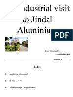 An Industrial Visit To Jindal Aluminium