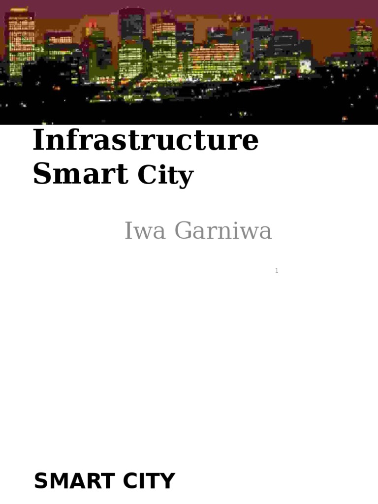 Infrastructure Smart City New | PDF | Smart Grid | Electrical Grid