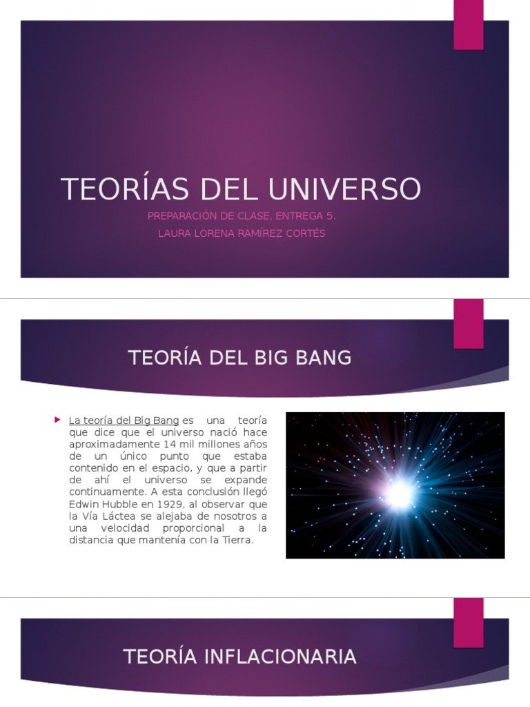 Teorías del Origen del Universo | PDF | Universo | Big Bang