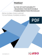 SITUATION ANALYSIS OF SUSTAINABILITY PLANNING AND READINESS FOR RESPONSIBLE TRANSITION OF HARM REDUCTION PROGRAMS FROM GLOBAL FUND SUPPORT TO NATIONAL FUNDING IN EECA NOVEMBER