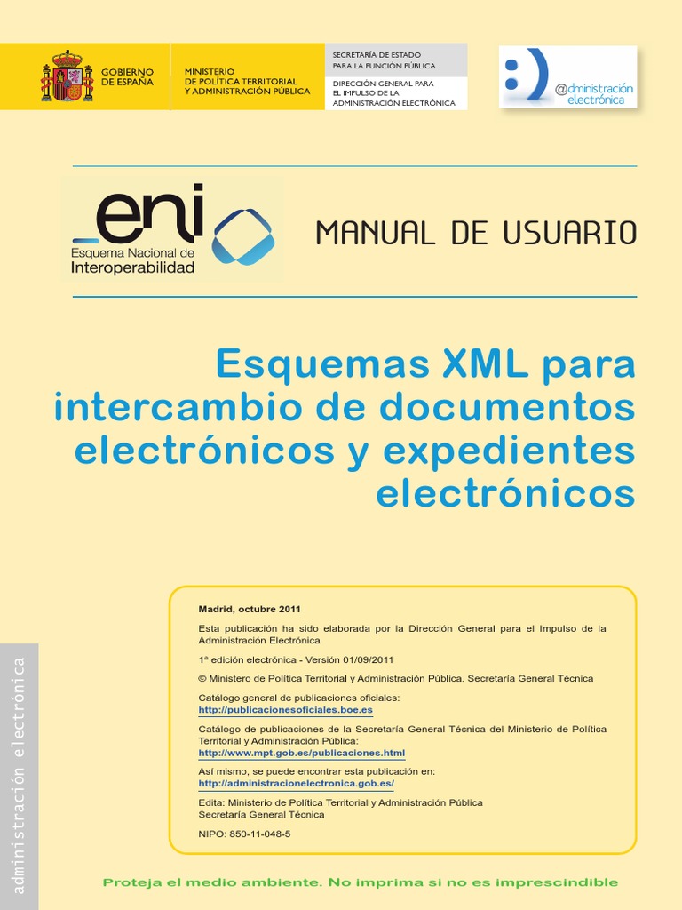 Manual Esquemas XML | PDF | Archivo de computadora | Datos