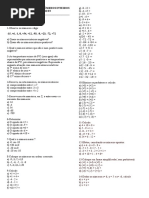 Atividade I - Números Inteiros