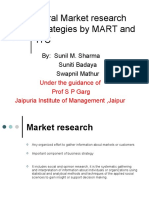 Rural Market Research Activities