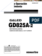Manual Operacion Mantenimiento Motoniveladora Gd825a 2 Komatsu