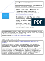 Collaborative Leadership and School Improvement PDF